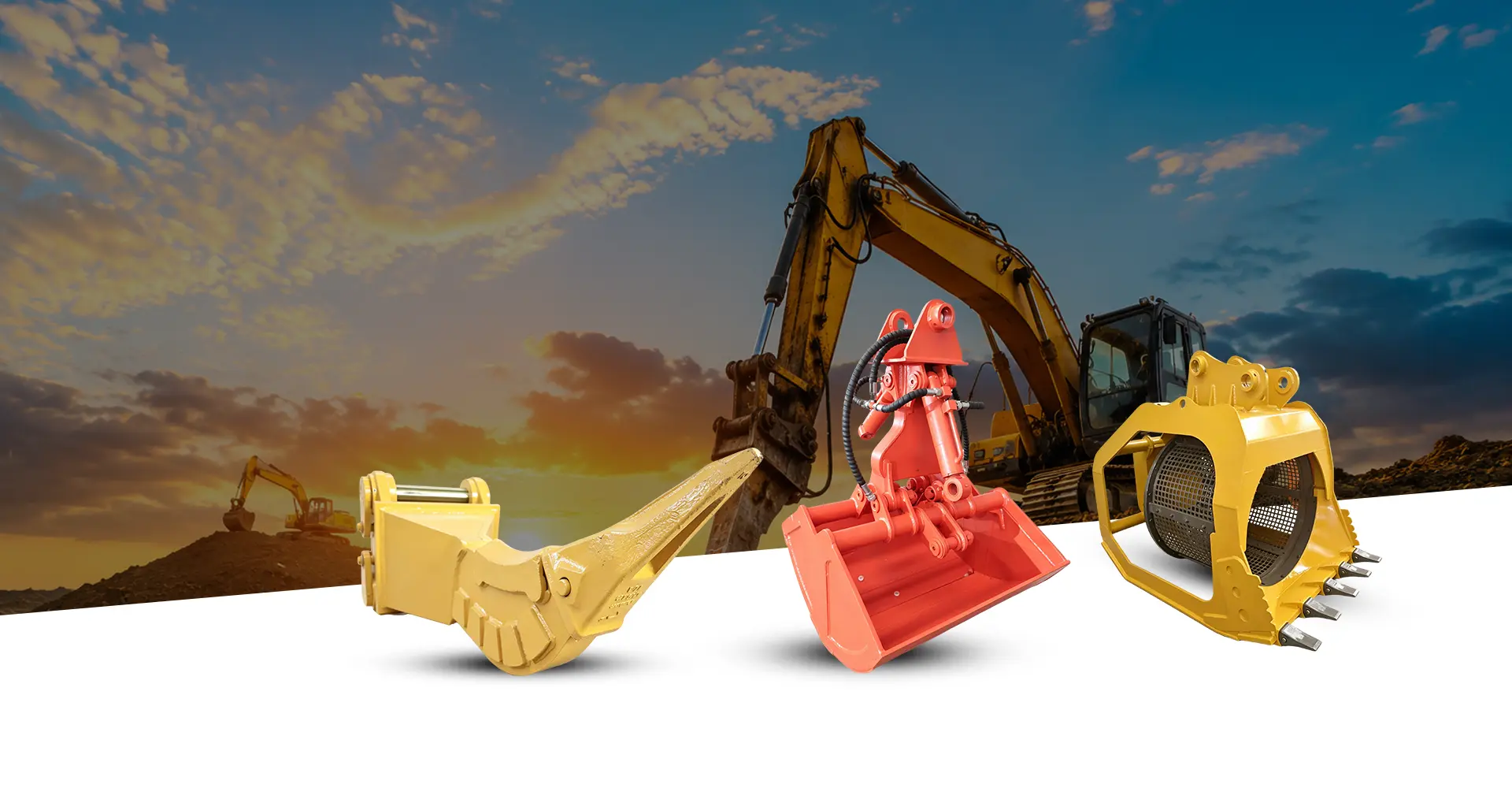 Rippers d'excavatrice durables pour un bris de roche et un creusement de tranchées efficaces