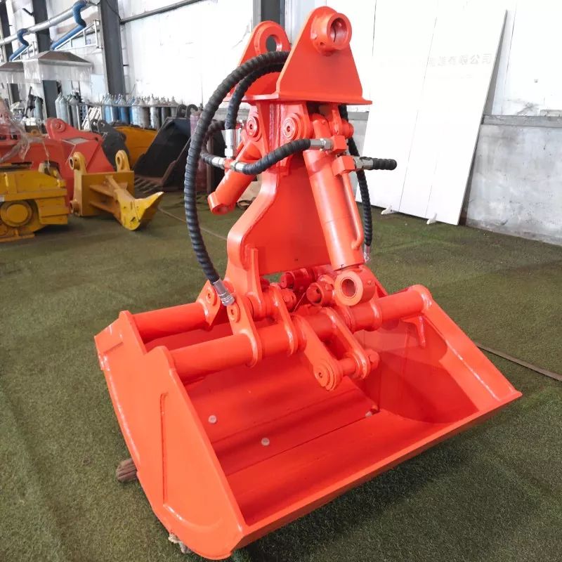 Godet à double cylindre pour excavatrices