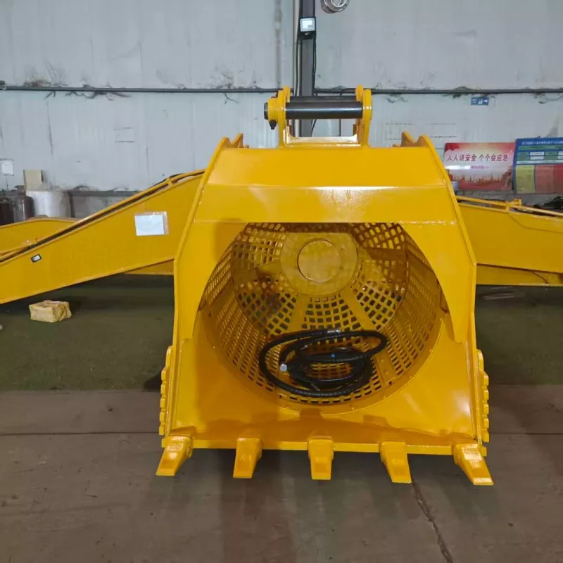 Godet crible rotatif multifonctionnel pour CAT 336